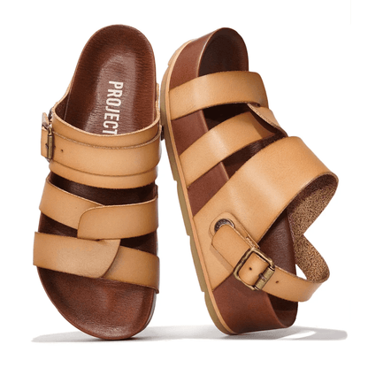 Carolyn – Orthopedic Platform Leather Sandals