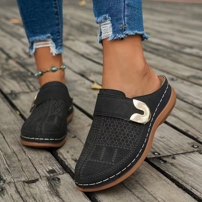 Nicole – Orthopedic Leather Sandals by SoleHaven