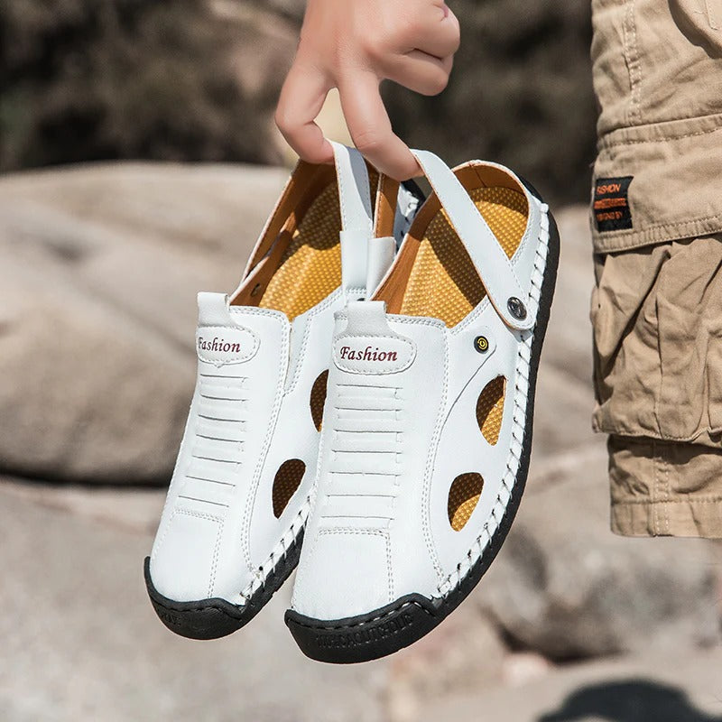 Thomas – Orthopedic Leather Sandals by SoleHaven