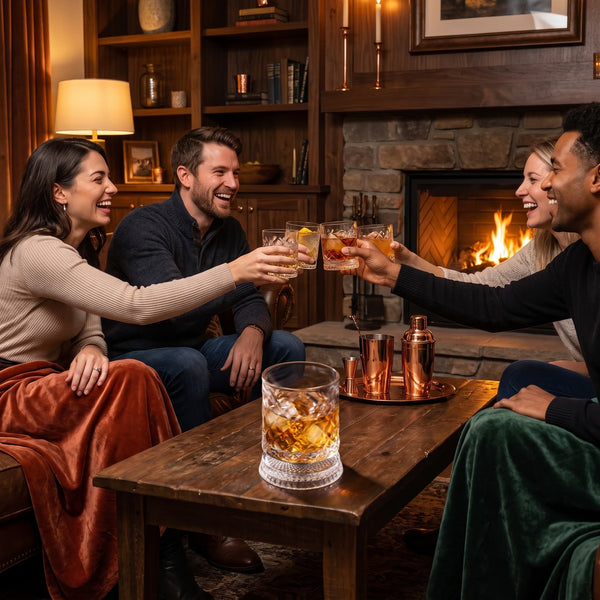 Infinite Spin Crystal Whiskey Glass